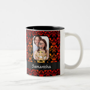Tasse 2 Couleurs Damas et pentacle
