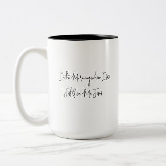 Tasse 2 Couleurs Dans l'ensemble de musique inspirationnelle du mat