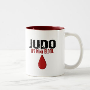 Tasse 2 Couleurs Dans mon JUDO de sang