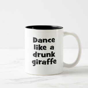 Tasse 2 Couleurs Danse ivre girafe bf