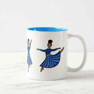 Tasse 2 Couleurs Danseur Diamant Bleu #1