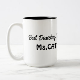 Tasse 2 Couleurs Danseur squelette éffrayant Halloween vintage