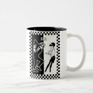 Tasse 2 Couleurs danseurs de ska, danseurs de ska