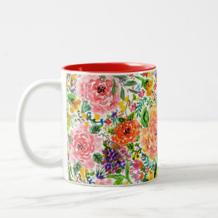 Tasse 2 Couleurs De jolies fleurs