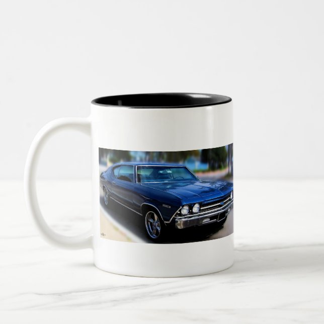 TASSE 2 COULEURS DE 'TASSE DE CAFÉ 69 CHEVELLE (Gauche)