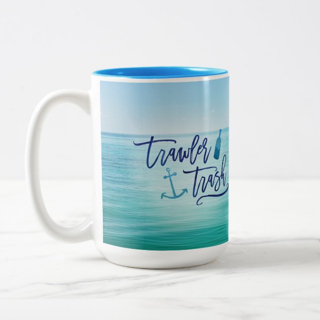 Tasse 2 Couleurs Déchets de chalutier - (ceci pourrait être le (Gauche)