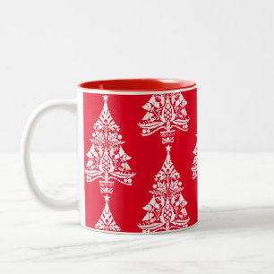 Tasse 2 Couleurs Décorations nordiques de Noël