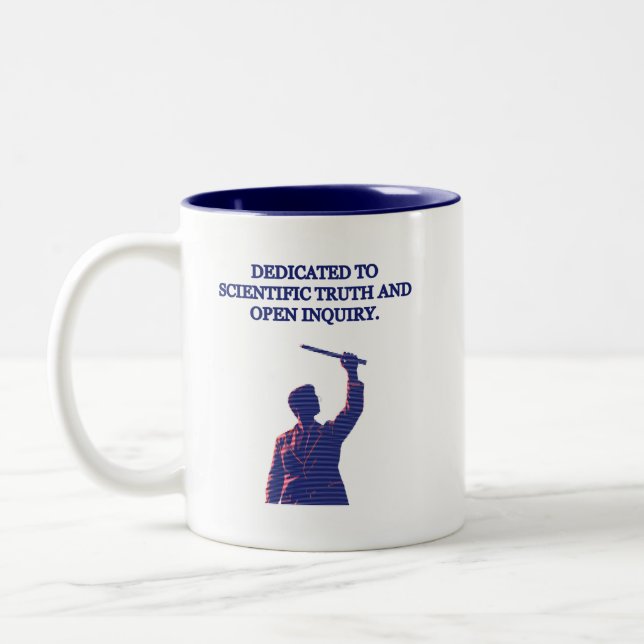 Tasse 2 Couleurs Dedicated to Scientific Truth & Open Inquiry (Gauche)