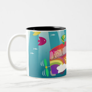 Tasse 2 Couleurs Deep Peace Van - Sous-marin de la paix Super