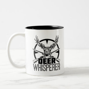 Tasse 2 Couleurs Deer Whisperer Funny Buck Hunter Whitetail Hunter 