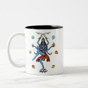 Tasse 2 Couleurs Déesse hindoue de Kali