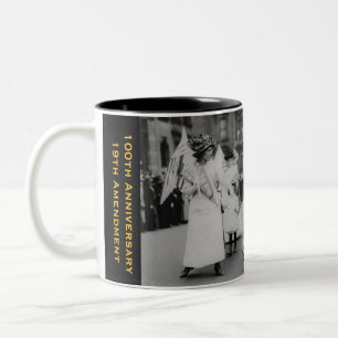 Tasse 2 Couleurs Défilé mai 6,1912 de suffragette du NYC des femmes