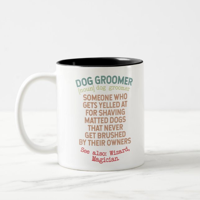 Tasse 2 Couleurs Définition du fabricant de chiens (Gauche)