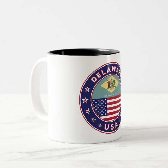 Tasse 2 Couleurs Delaware (Devant gauche)