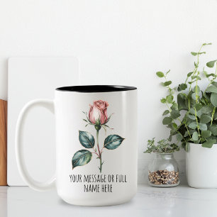 Tasse 2 Couleurs Demoiselle d'honneur Message personnalisé Fête d