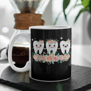 Tasse 2 Couleurs Dentiste Dental Assistant Oral Hygiéniste Dent