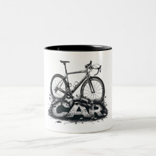 Tasse 2 Couleurs Des Vélos Sur Des Voitures