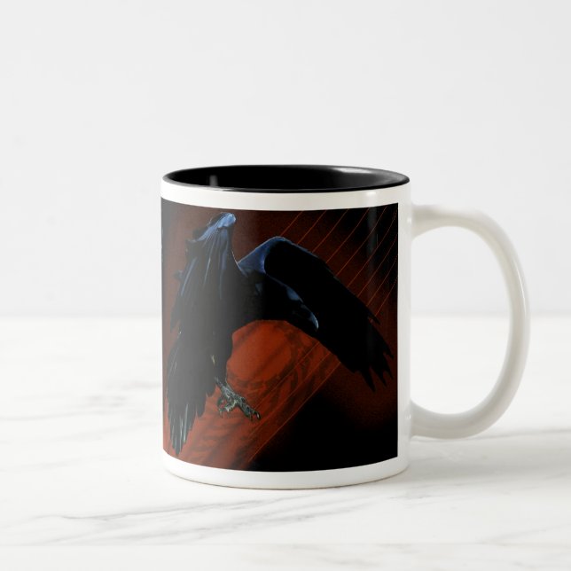 Tasse 2 Couleurs Descente II de Raven (Droit)
