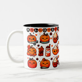 Tasse 2 Couleurs Design Halloween