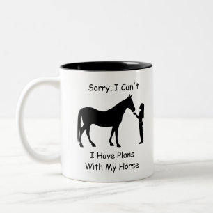 Tasse 2 Couleurs Désolé de ne pas pouvoir, j'ai des plans avec mo