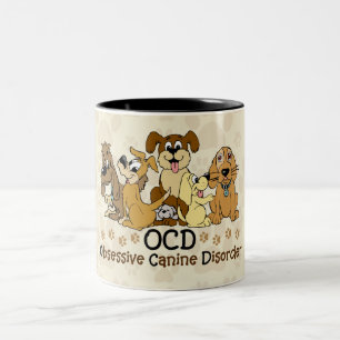 Tasse 2 Couleurs Désordre canin obsédant d'OCD