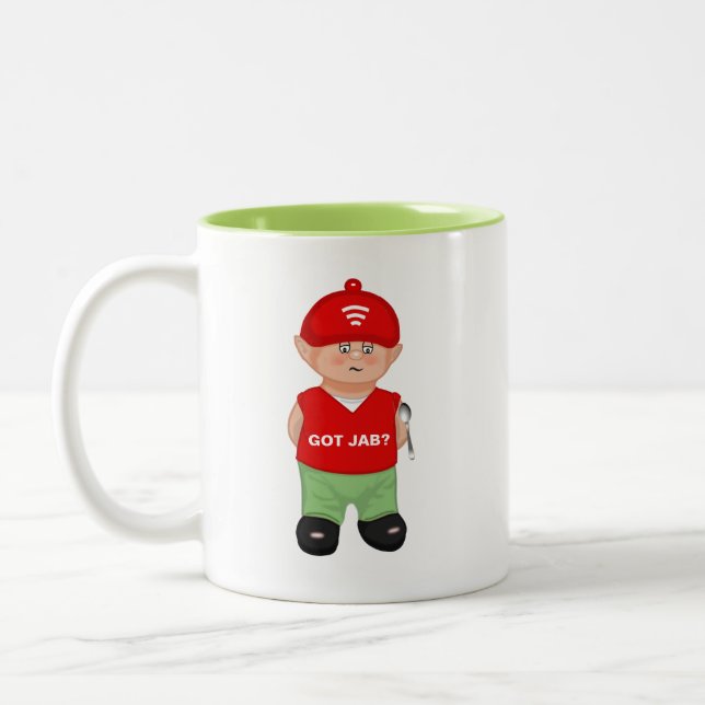 Tasse 2 Couleurs Dessin humoristique (Gauche)