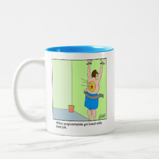 Tasse 2 Couleurs Dessiner un blanc - acuponcteur - Customisez-le