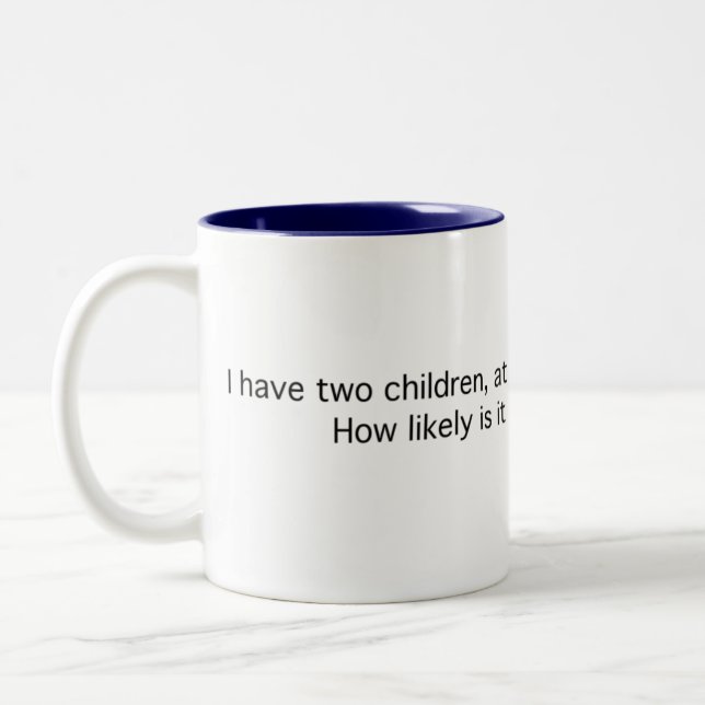 Tasse 2 Couleurs Deux enfants, un un garçon (Gauche)