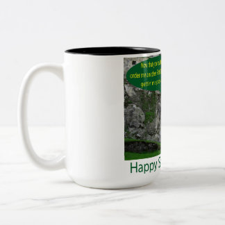 Tasse 2 Couleurs deux tonalités 15 oz tasse. happy st. patrick's da
