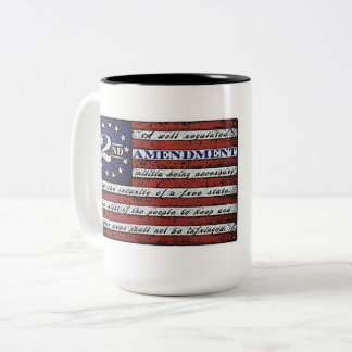 Tasse 2 Couleurs Deuxième amendement Défendre la police