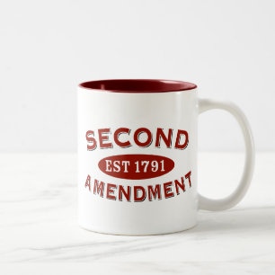 Tasse 2 Couleurs Deuxième est d'amendement. 1791
