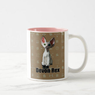 Tasse 2 Couleurs Devon blanc Rex