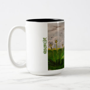 Tasse 2 Couleurs DG Peintures Champ de Pissenlits