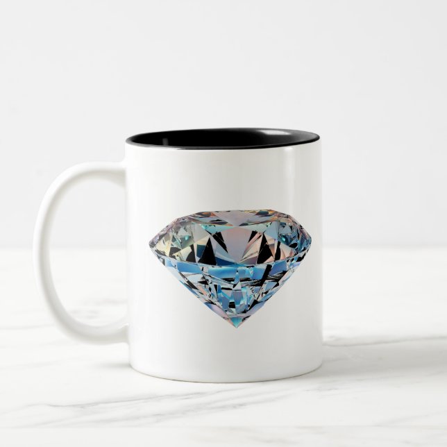 Tasse 2 Couleurs Diamant (Gauche)
