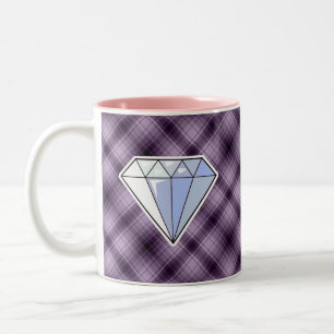 Tasse 2 Couleurs Diamant pourpre
