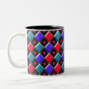Tasse 2 Couleurs Diamants brillants Créez votre propre Musique