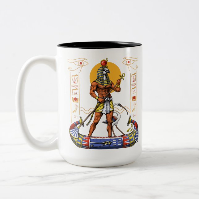 Tasse 2 Couleurs Dieu égyptien Ra (Gauche)
