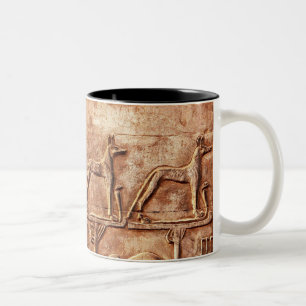 Tasse 2 Couleurs Dieu égyptien Wepwawet de chacal