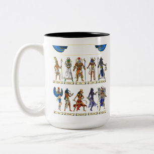 Tasse 2 Couleurs Dieux égyptiens antiques