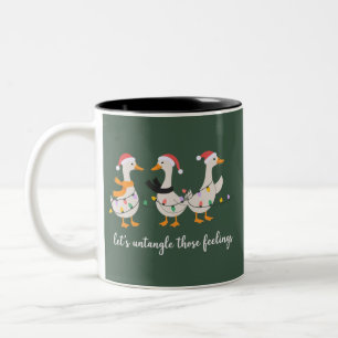 Tasse 2 Couleurs Dindon ABA Noël RBT BCBA Thérapeute comportemental