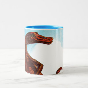Tasse 2 Couleurs Dinosaure de Hadrosaurus