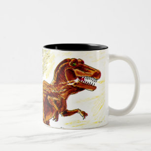 Tasse 2 Couleurs Dinosaure de Rex de Tyrannosaurus