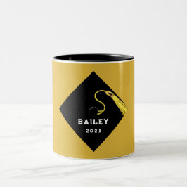Tasse 2 Couleurs Diplôme personnalisé Keepsaké cadeau