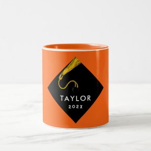 Tasse 2 Couleurs Diplôme personnalisé Keepsaké cadeau