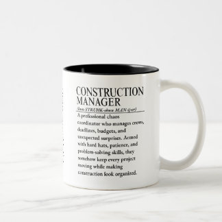 Tasse 2 Couleurs Directeur de construction