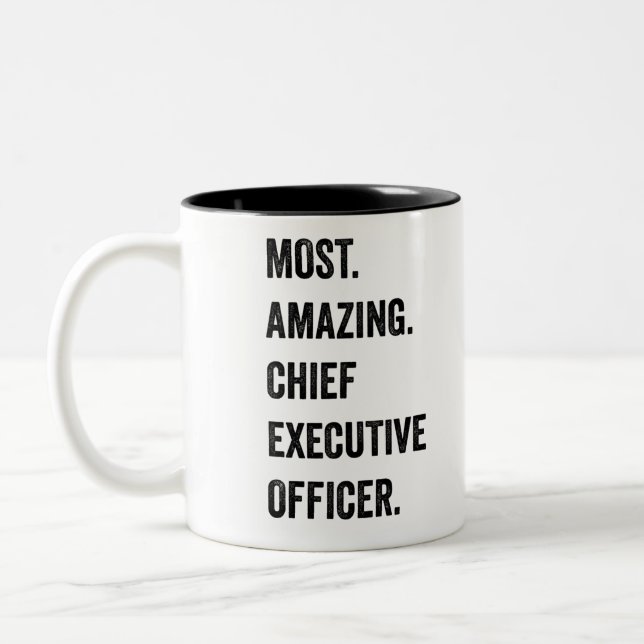 Tasse 2 Couleurs Directeur général le plus Extraordinaire (Gauche)