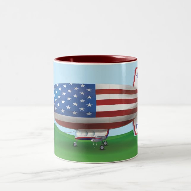 Tasse 2 Couleurs Dirigeable souple (Centre)