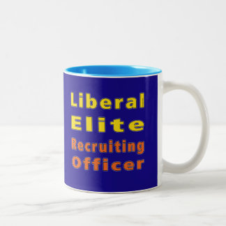 Tasse 2 Couleurs Dirigeant de recrutement libéral d'élite