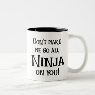 Tasse 2 Couleurs Disparaissent Ninja sur vous