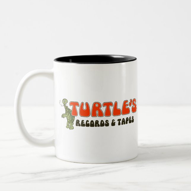Tasse 2 Couleurs Disques et bandes de tortues (Gauche)